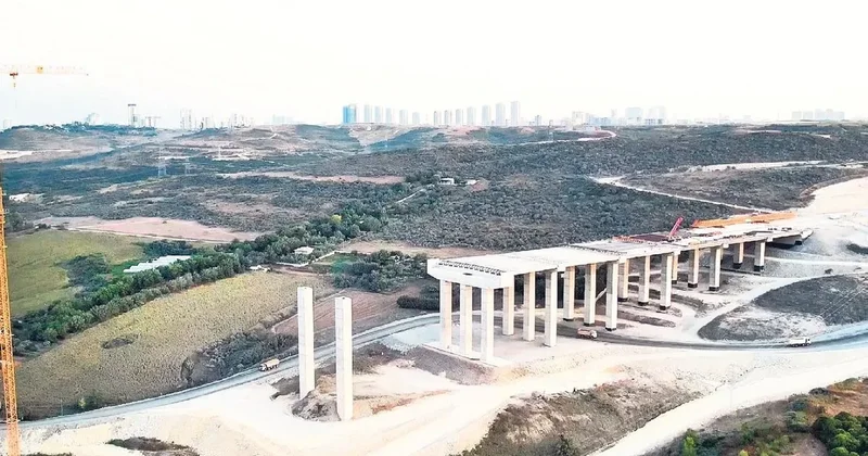 Kanal İstanbul’un ilk köprüsü 110 metreye ulaştı