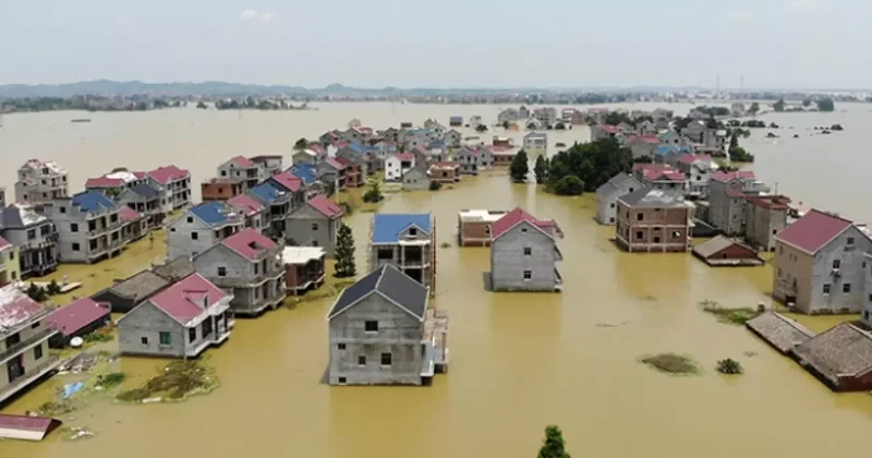 Çin’de sel felaketi 2 can kaybı! Çok sayıda kayıp var!