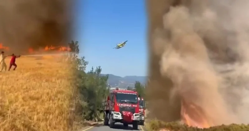 Sakarya yangının alev hortumu kabusu!