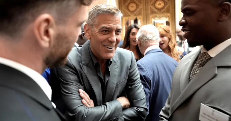 Joe Biden ın oğlu, George Clooney e bela okudu!