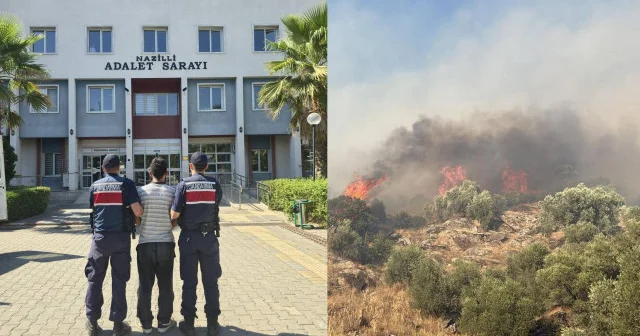 Maki alanındaki yangınla ilgili 1 şüpheli yakalandı Gündem Haberleri