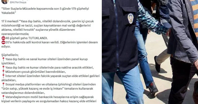 Siber suçlara darbe: 17 İl merkezinde eş zamanlı operasyon Gündem Haberleri