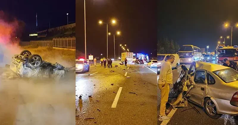 Sürücüsünün ters yöne girdiği otomobil, karşı yönden gelen otomobille çarpıştı: 2 ölü