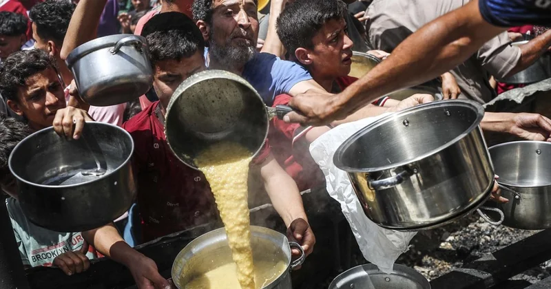 Gazze de mayıs ayının sonundan bu yana bin kişi açlıktan öldü