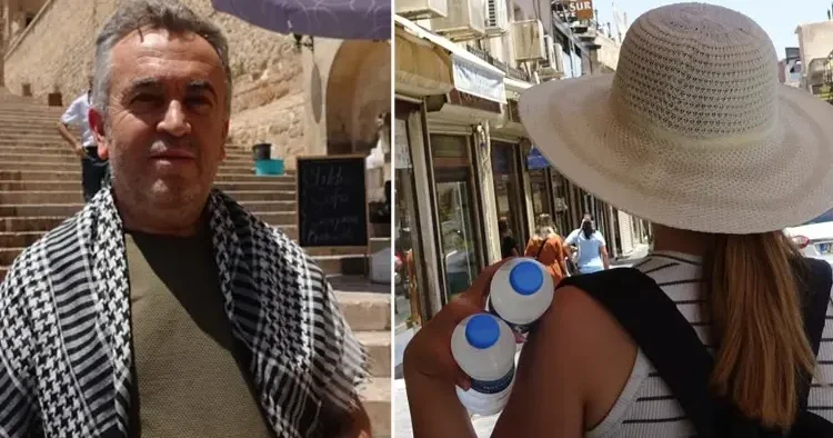 Kentte sıcak hava hayatı durma noktasına getirdi! Dondurma yesek de fayda etmiyor, böylesini görmedim