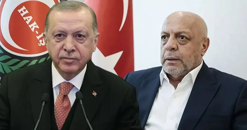 Erdoğan, Hak İş Konfederasyonu Genel Başkanı Arslan ı kabul etti