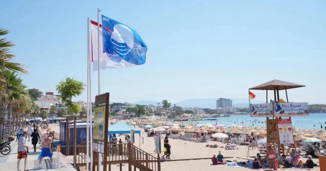 Didim in plajları Mavi Bayrak la taçlandı Aydın Haberleri