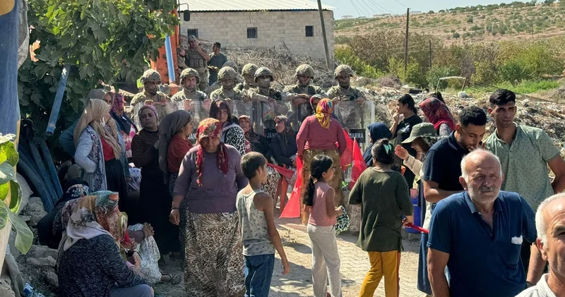 Şanlıurfalıların kanalizasyon suyu protestosu! Kalabalık jandarmayla karşı karşıya geldi