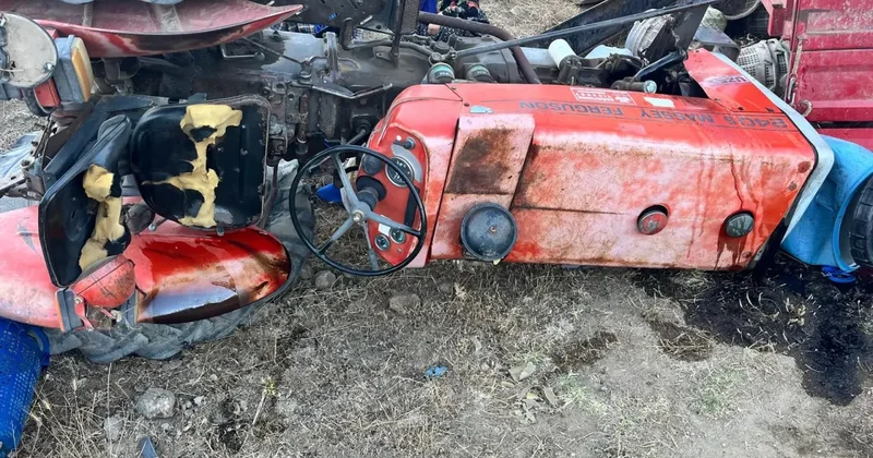 Sındırgı da traktör faciası: 1 ölü, 4 yaralı