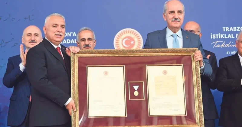 Trabzon’un İstiklal Madalyası gururu