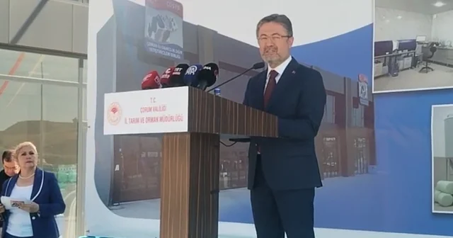 Bakan Yumaklı: Türkiye de şap hastalığının yeni bir çeşidi 60 sene sonra ilk kez görüldü Çorum Haberleri