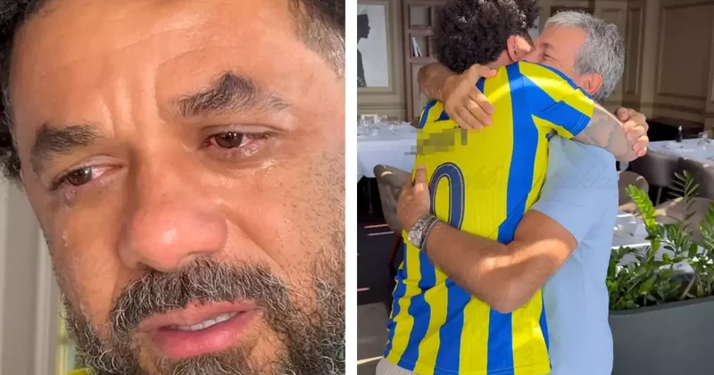 Aykut Kocaman ile buluşan Baroni gözyaşlarını tutamadı! Yanına o formayla gitti