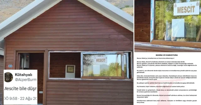 Alevi derneklerinden tepki toplayan bildiri: Munzur Gözelerine mescit açılmasından rahatsız oldular Gündem Haberleri