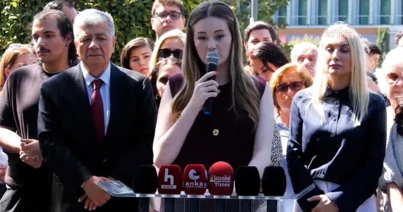 Murat Ongun un kızı Saraçhane de meydan okudu! Başımızı eğmeyeceğiz