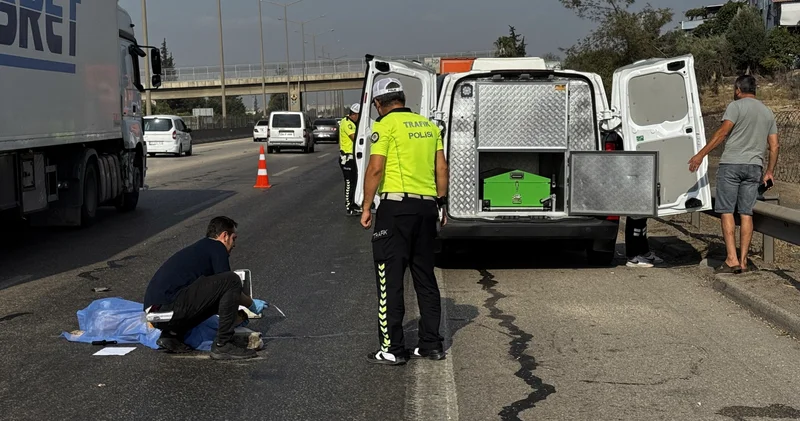 Adana da tırın çarptığı yaya hayatını kaybetti