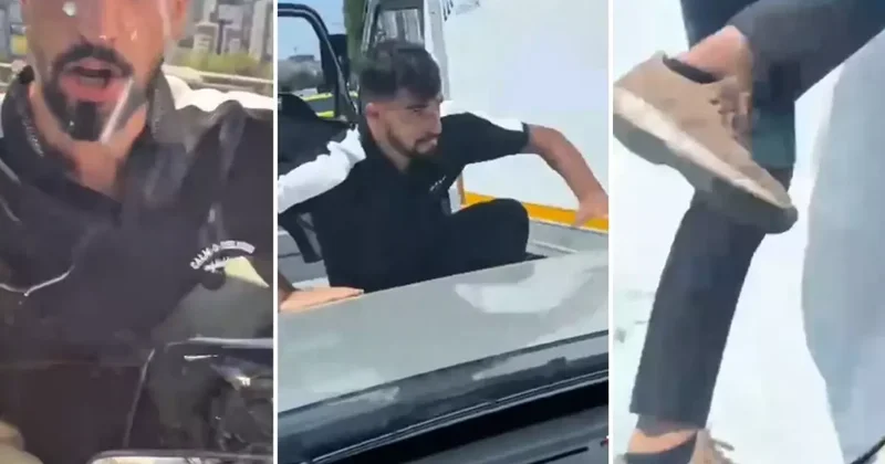 Bulun bu şehir eşkıyasını: Önünü kestiği kadın sürücüye dehşeti yaşattı