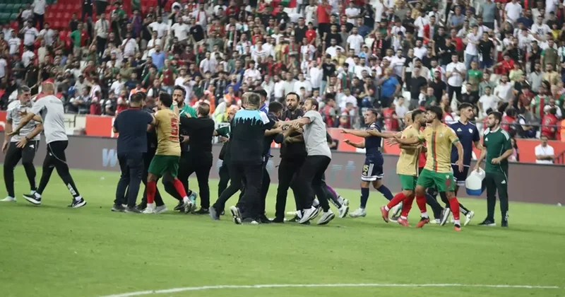Olaylı Amedspor Erzurumspor maçının faturası belli oldu! 12 maç men cezası