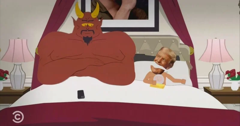 South Park acımasızca vurdu: Donald Trump ı şeytanla yatağa soktu