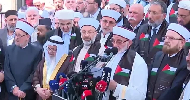 50 farklı ülkeden İslam âlimi İstanbul da Gazze için buluştu: 28 Ağustos Oruç ve Dua Günü ilan edildi VİDEO İZLE