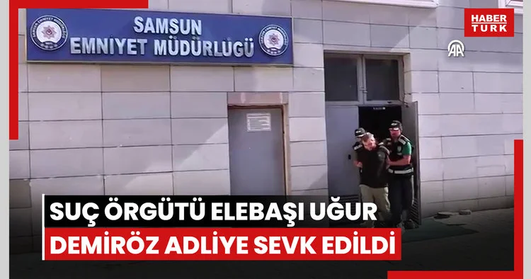 Demirözler Organize Suç Örgütü elebaşı Uğur Demiröz adliye sevk edildi