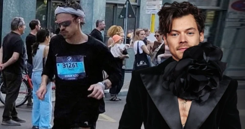 Harry Styles Berlin Maratonu nda sahte isimle koştu magazin haberleri