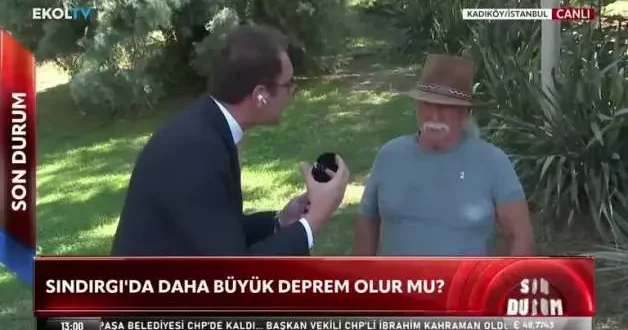 Deprem uzmanı Şener Üşümezsoy ile muhabir canlı yayında tartıştı