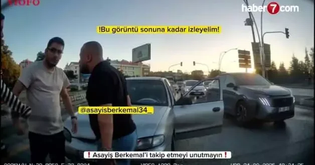 Ankara’da trafikte kaza sonrası yumruklu tokatlı kavga!