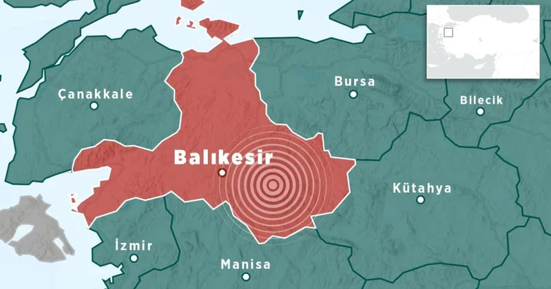 Balıkesir de bir deprem daha meydana geldi