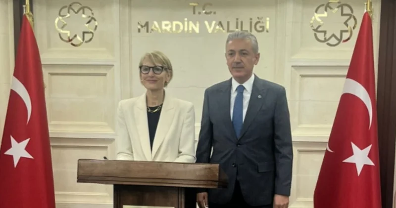İngiliz Büyükelçi den Mardin Valisi ne ziyaret