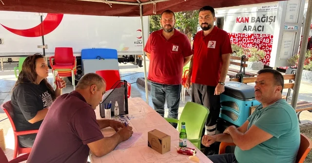 Kumluca da Kızılay dan kan bağışı kampanyası Antalya Haberleri