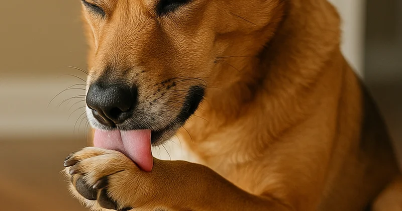 Köpeğinizin patilerini yalaması aslında hiç masum değilmiş: Bir işaret Sözcü Gazetesi