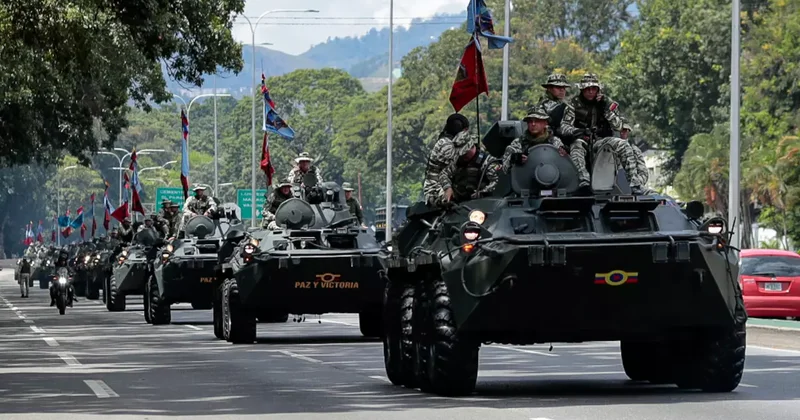 Venezuela da seferberlik! Silahlı kuvvetler sokağa indi