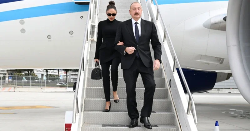 Azerbaycan Cumhurbaşkanı Aliyev BM Genel Kurulu için ABD de