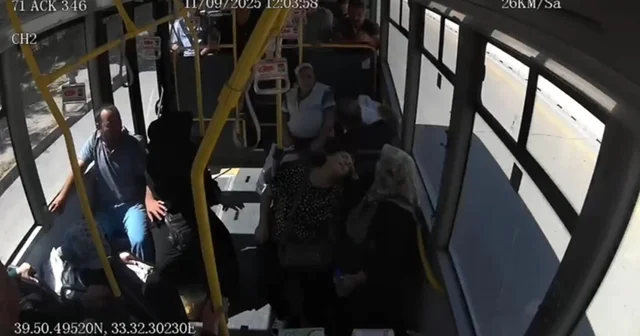 Kırıkkale de halk otobüsünde fenalaşan kadın ambulansa teslim edildi Kırıkkale Haberleri