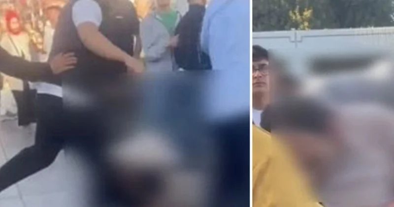 Genç kızın gizlice fotoğrafını çekti! Vatandaştan meydan dayağı SON DAKİKA HABER Son dakika haberleri