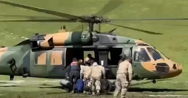 Ayder de mahsur kalan vatandaşlar tahliye edildi VİDEO İZLE