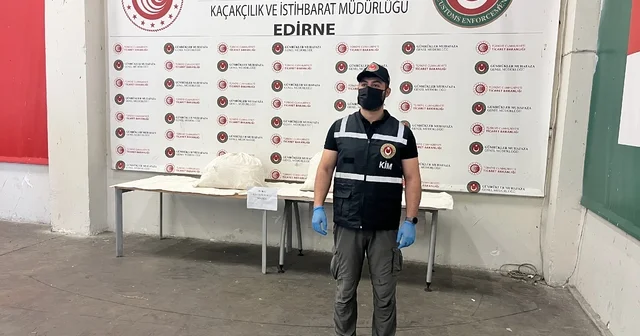 Kapıkule Sınır Kapısı nda 51 kilogram sentetik uyuşturucu ele geçirildi Edirne Haberleri