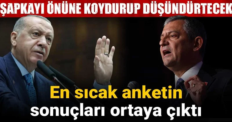 En sıcak anketin sonuçları ortaya çıktı: Şapkayı önüne koydurup düşündürtecek