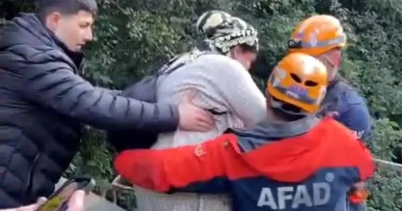 Rize de Heyelan, 2 Diyabet Hastası Kurtarıldı