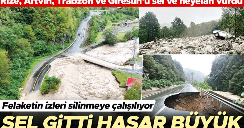 Sel gitti izi kaldı
