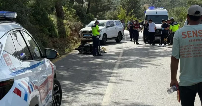 Bodrum da korkunç kaza! 16 yaşındaki motosikletli hayatını kaybetti