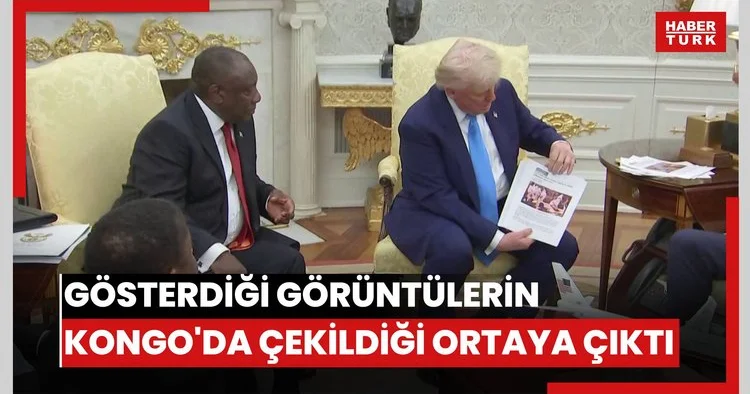 ABD Başkanı Trump ın Güney Afrika da soykırımın kanıtı olarak gösterdiği görüntülerin Kongo da çekildiği ortaya çıktı