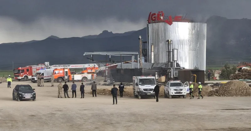 Erzurum da asfalt üretim tesisinde patlama: 1 ölü, 1 yaralı