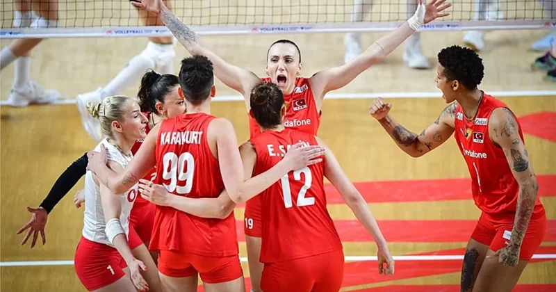 A Milli Kadın Voleybol Takımı, Almanya yı 3 1 yendi
