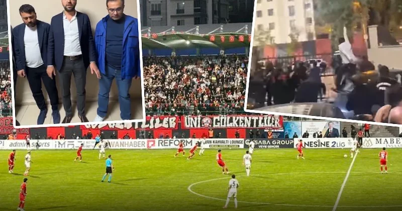 Vali, belediye başkanı herkesi taşladılar! Maç sonu saldırı... Sözcü Gazetesi