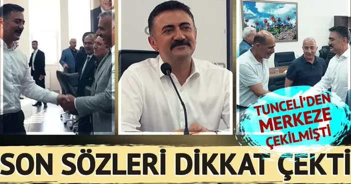 Kente veda! Tunceli Valiliğinden merkeze çekilen Bülent Tekbıyıkoğlu eşyalarını toplayıp ayrıldı; son sözleri dikkat çekti