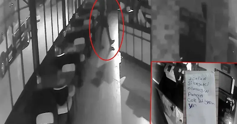 Lütfen şikayetçi olmayın notu bırakan hırsız yakalandı