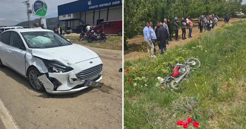 Gelendost’ta feci çarpışma: Motosiklet sürücüsü hayatını kaybetti