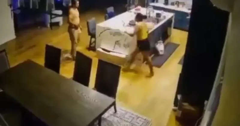 Tartışma sırasında kendisine bıçakla saldıran karısını tabanca ile öldürdü