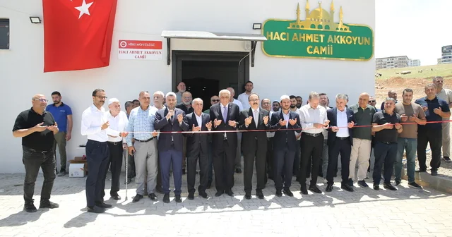Siirt te Hacı Ahmet Akkoyun Camisi ibadete açıldı Siirt Haberleri